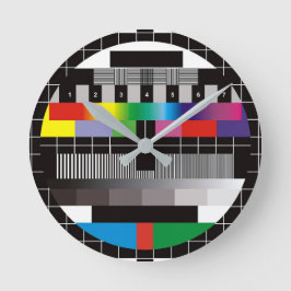 Fernsehen Runde Wanduhr