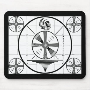 Fernsehen unterzeichnen weg Mousepad