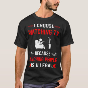 Fernsehgerät mit Punching-Funktion T-Shirt