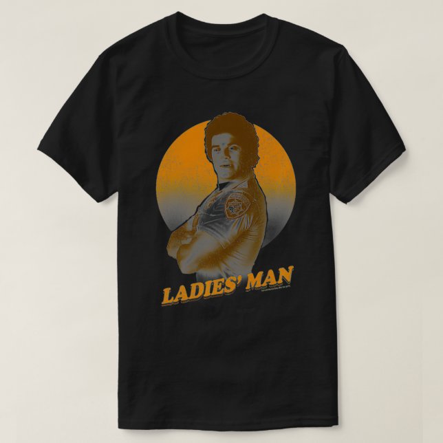 Fernsehserie CHiPs Ladys Man Premium T-Shirt (Design vorne)