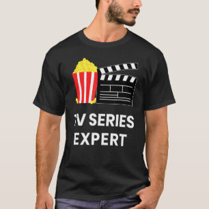 Fernsehshow Binge Watch TV-Serie Experte Essen T-Shirt