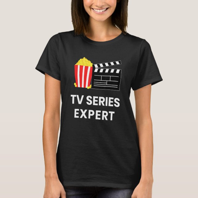 Fernsehshow Binge Watch TV Serie Expertenessen T-Shirt (Vorderseite)
