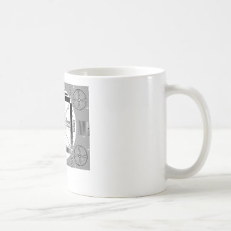 Fernsehtest-Muster Tasse