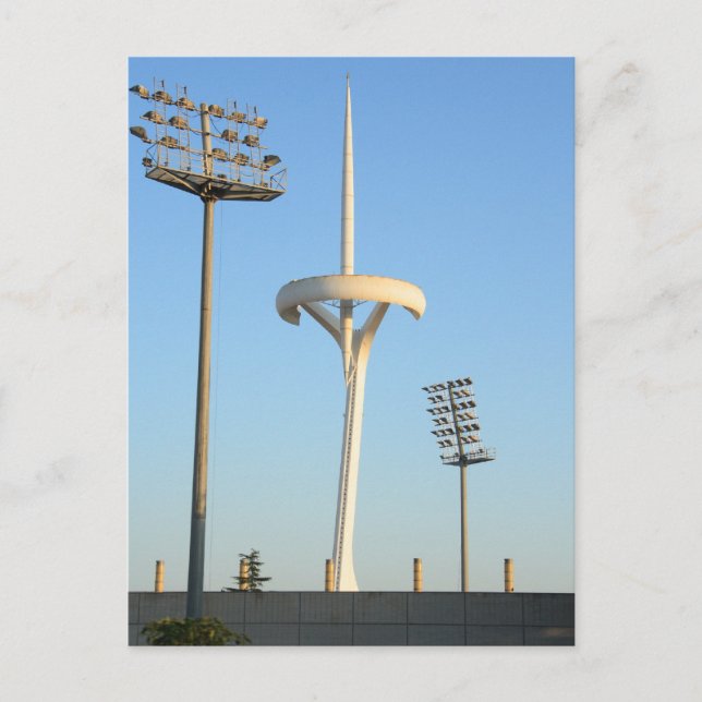 Fernsehturm Barcelona Postkarte (Vorderseite)