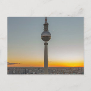 Fernsehturm Berlin, Berlin Fernsehturm, Deutschlan Postkarte