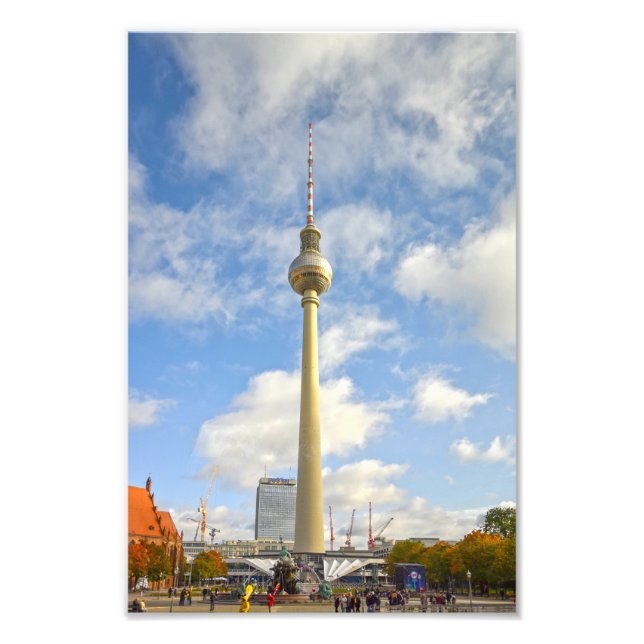 Fernsehturm, Berlin, Deutschland Fotodruck (Vorne)