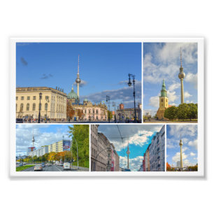 Fernsehturm, Berlin, Deutschland Fotodruck