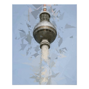 Fernsehturm Berlin, Deutschland Poster