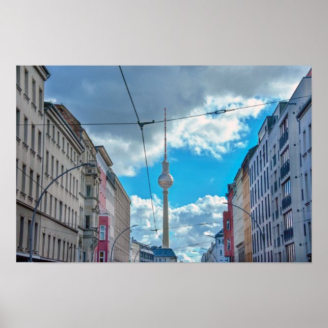 Fernsehturm, Berlin, Deutschland Poster (Vorne)