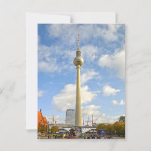 Fernsehturm, Berlin, Deutschland Postkarte