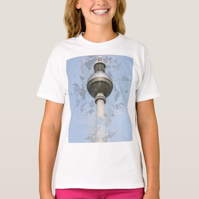 Fernsehturm Berlin, Deutschland T-Shirt (Vorderseite)