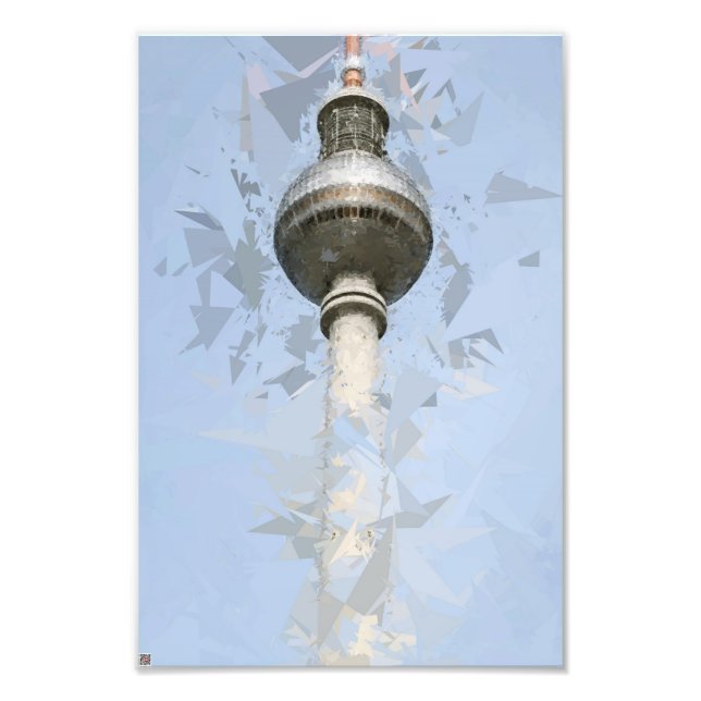 Fernsehturm Berlin Fotodruck (Vorne)