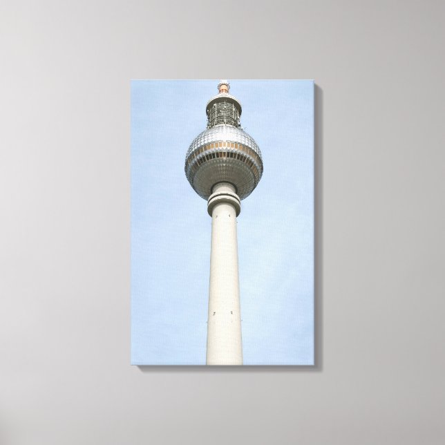 Fernsehturm Berlin Leinwanddruck (Vorderseite)