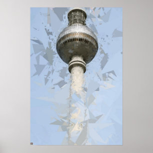 Fernsehturm Berlin Poster