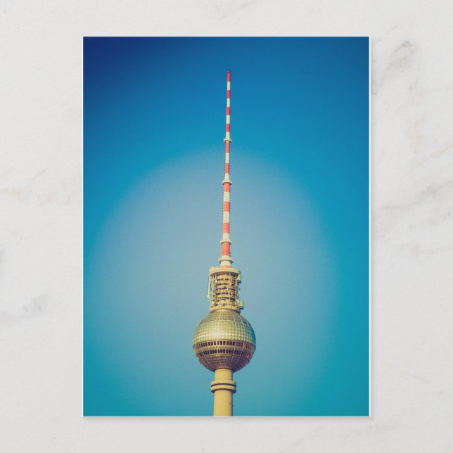 Fernsehturm Berlin Postkarte (Vorderseite)
