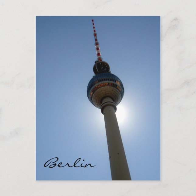Fernsehturm berlin postkarte (Vorderseite)