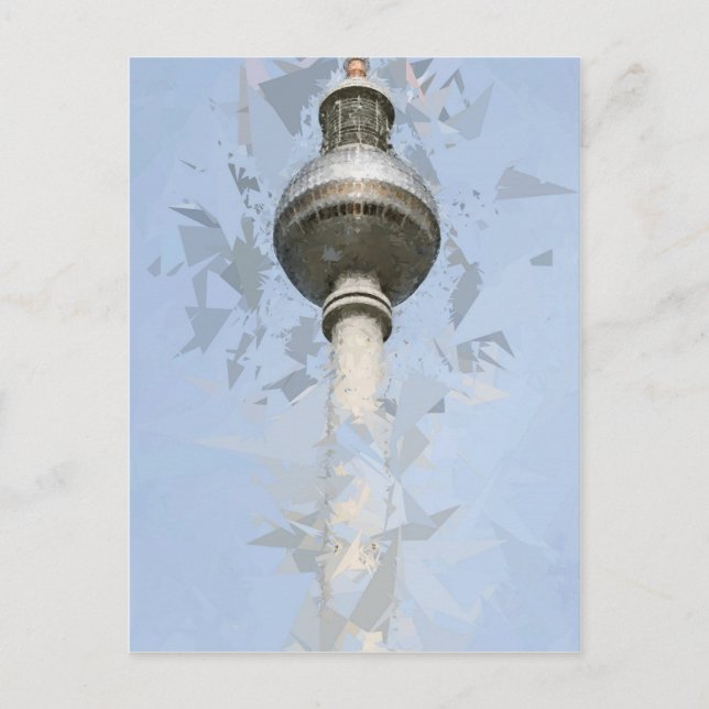 Fernsehturm Berlin Postkarte (Vorderseite)