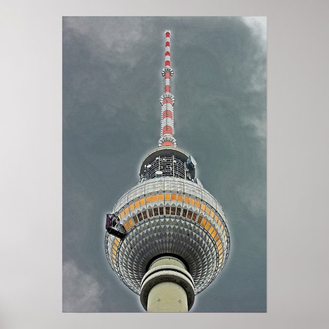 Fernsehturm (Fernsehturm), Berlin (TV2) Poster (Vorne)