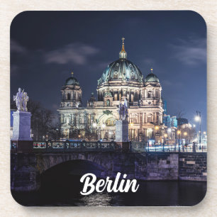Fernsehturm und Berliner Dom in Berlin Getränkeuntersetzer