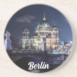 Fernsehturm und Berliner Dom in Berlin Getränkeuntersetzer