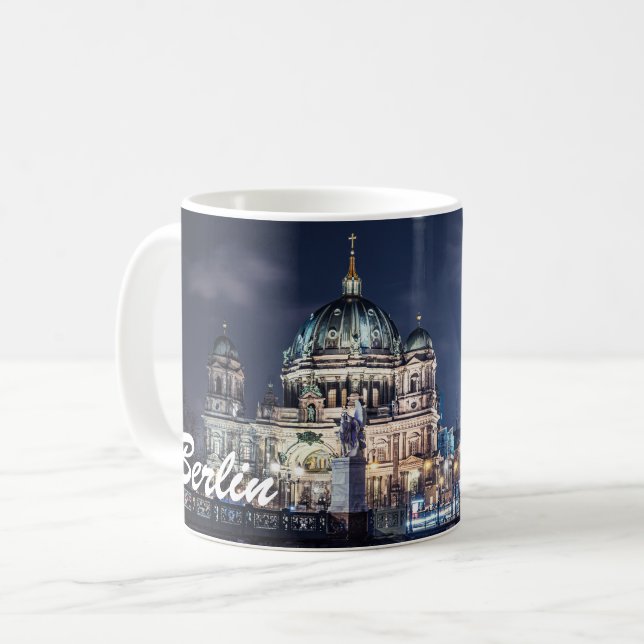 Fernsehturm und Berliner Dom in Berlin Kaffeetasse (Vorderseite Links)