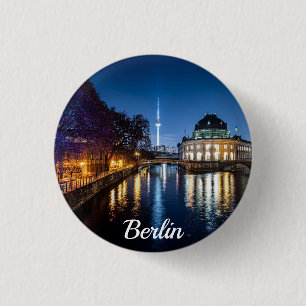 Fernsehturm und Museumsinsel in Berlin, Deutschlan Button