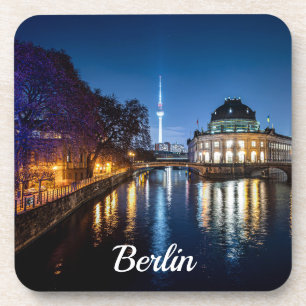 Fernsehturm und Museumsinsel in Berlin, Deutschlan Getränkeuntersetzer