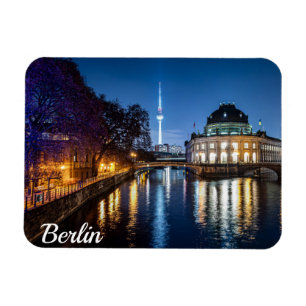 Fernsehturm und Museumsinsel in Berlin, Deutschlan Magnet