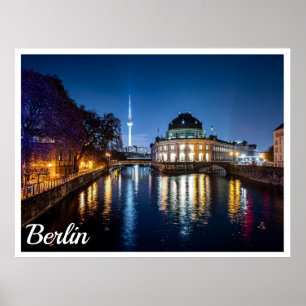 Fernsehturm und Museumsinsel in Berlin, Deutschlan Poster