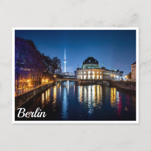 Fernsehturm und Museumsinsel in Berlin, Deutschlan Postkarte