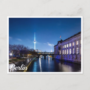 Fernsehturm und Museumsinsel in Berlin, Deutschlan Postkarte