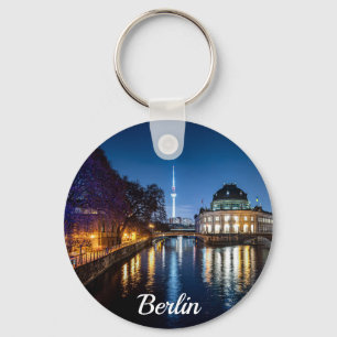 Fernsehturm und Museumsinsel in Berlin, Deutschlan Schlüsselanhänger