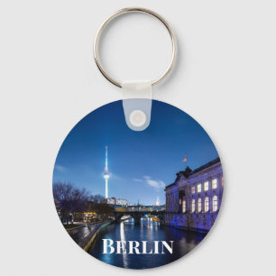 Fernsehturm und Museumsinsel in Berlin, Deutschlan Schlüsselanhänger