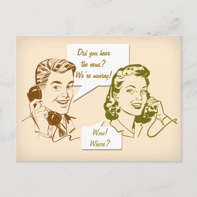 Fernsprechwechsel Postkarte (Vorderseite)