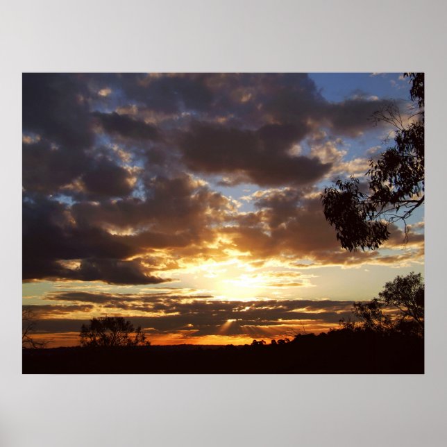 Ferntree Gully Sunset Poster (Vorne)