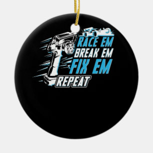 Fernverkehr der Kontrolle Keramik Ornament