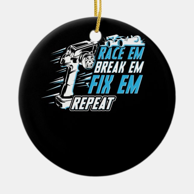 Fernverkehr der Kontrolle Keramik Ornament (Vorne)