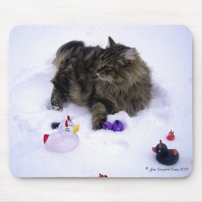 Ferocious Snow Cat Mousepad (Vorne)