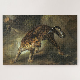 Ferocious Wild Leopard (von Jean-Baptiste Oudry) Puzzle