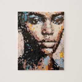 Ferocity Vibrant Pixel Art Portrait Puzzle