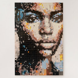 Ferocity Vibrant Pixel Art Portrait Puzzle