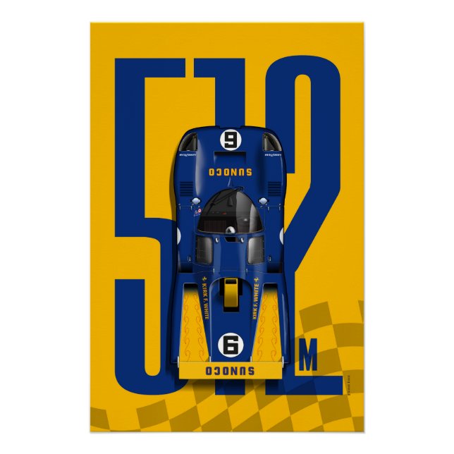 Ferrari 512M Daytona 71 Top Tribute Poster (Vorderseite)