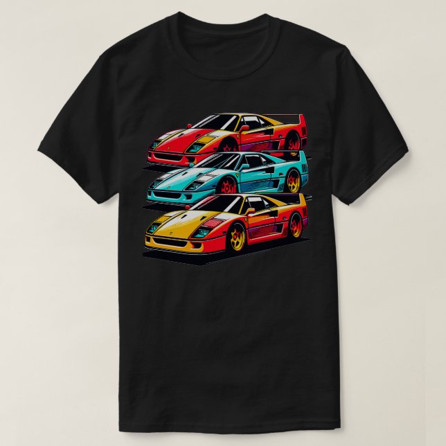 Ferrari F 40 11 T-Shirt (Design vorne)