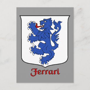 Ferrari Family Shield Postkarte