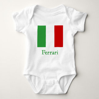 Ferrari-Italiener-Flagge Baby Strampler
