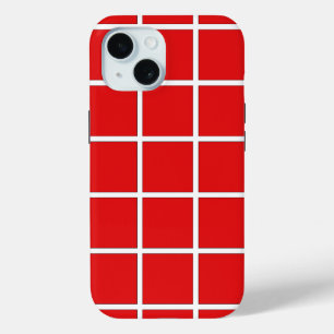 Ferrari Red Squares Case-Mate iPhone Hülle