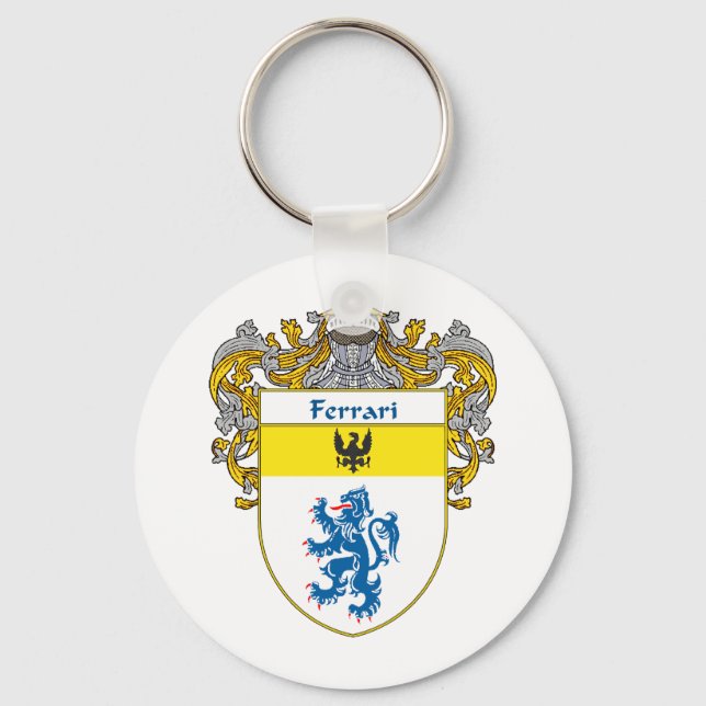 Ferrari-Wappen (mantled) Schlüsselanhänger (Vorderseite)