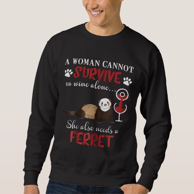 Ferre für Ferret Sweatshirt (Vorderseite)
