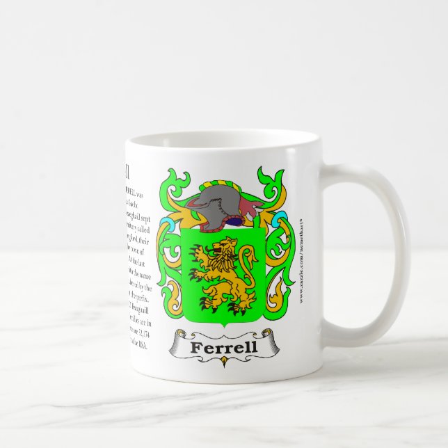 Ferrell, der Ursprung, die Bedeutung und das Tasse (Rechts)