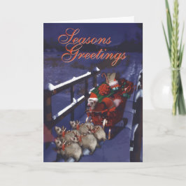 Ferret Claus ist in Bewegung Karte